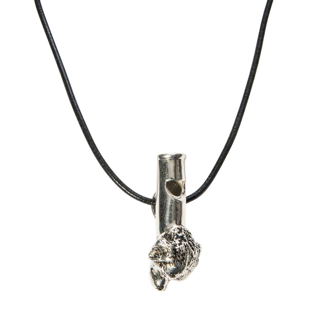 Grainger McKoy Sterling Silver Lab Whistle with Adjustable Cord - Perfect for Science Experiments, Lab Safety & Emergency Signaling