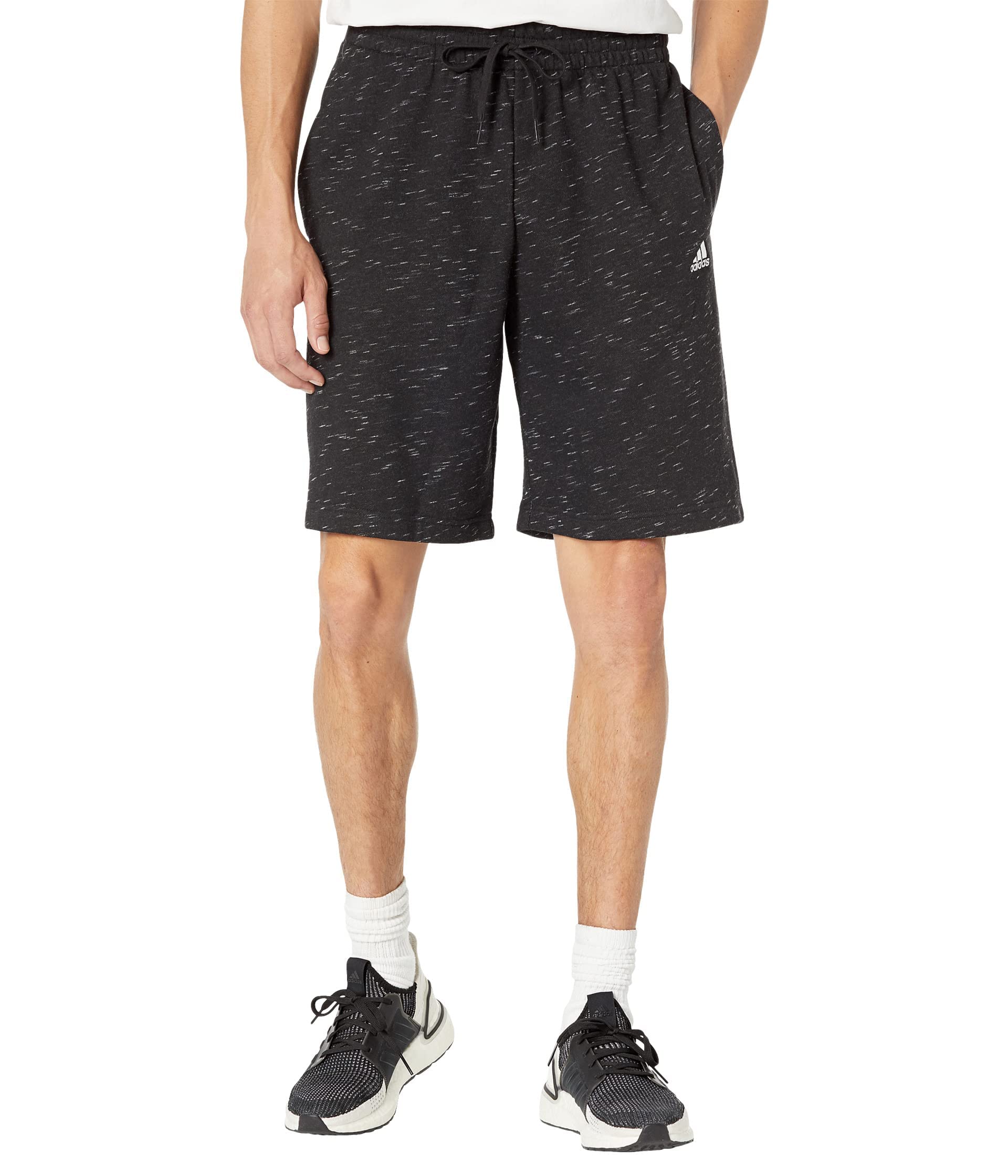 adidas Men's Essentials Mélange Shorts - Comfortable Athletic Running Shorts with Pockets - Perfect for Gym, Jogging & Casual Wear