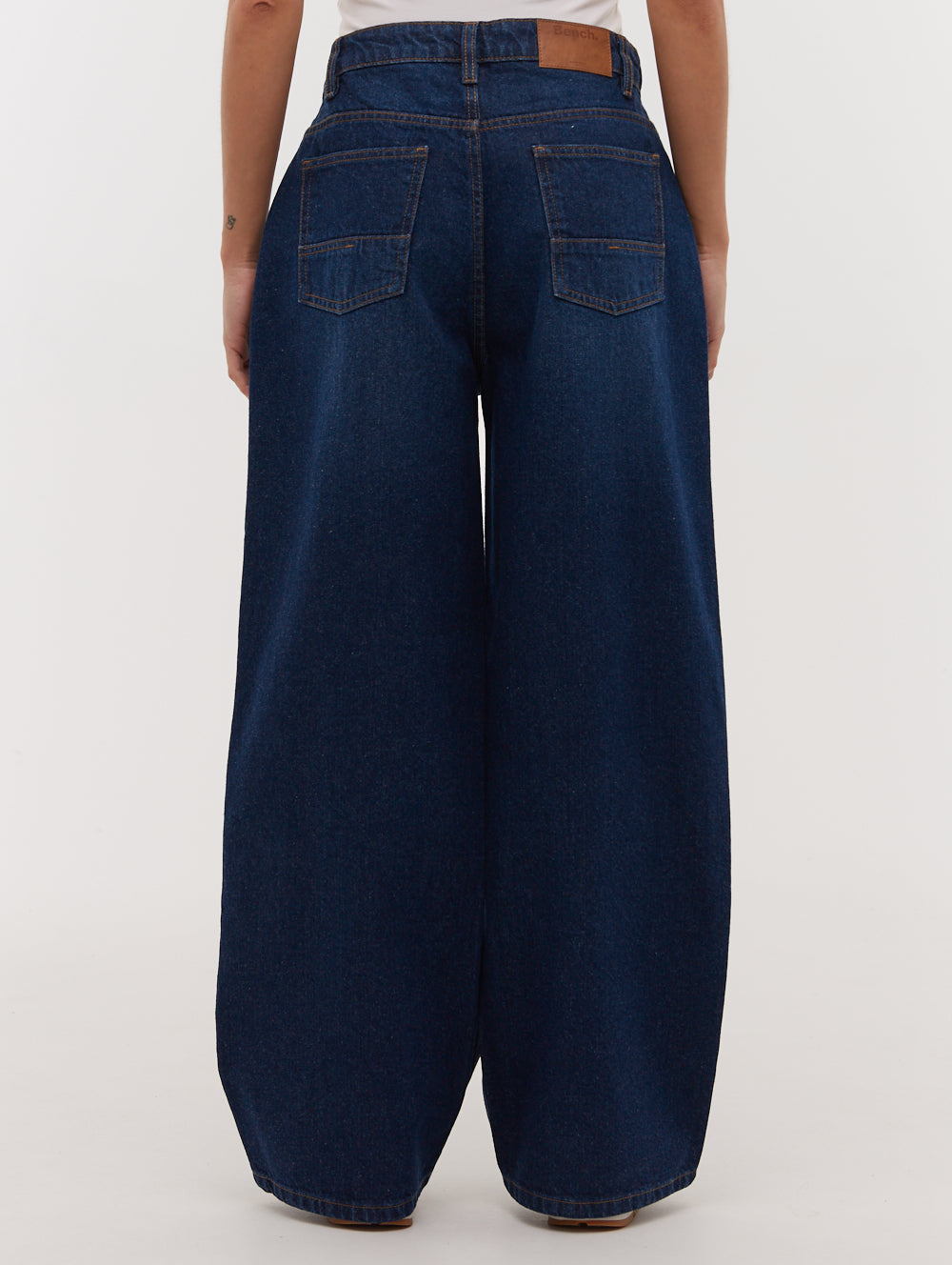 Maxina Women's High Waist Wide Leg Jeans - Comfortable Stretch Denim Pants for Casual Wear & Everyday Outfits