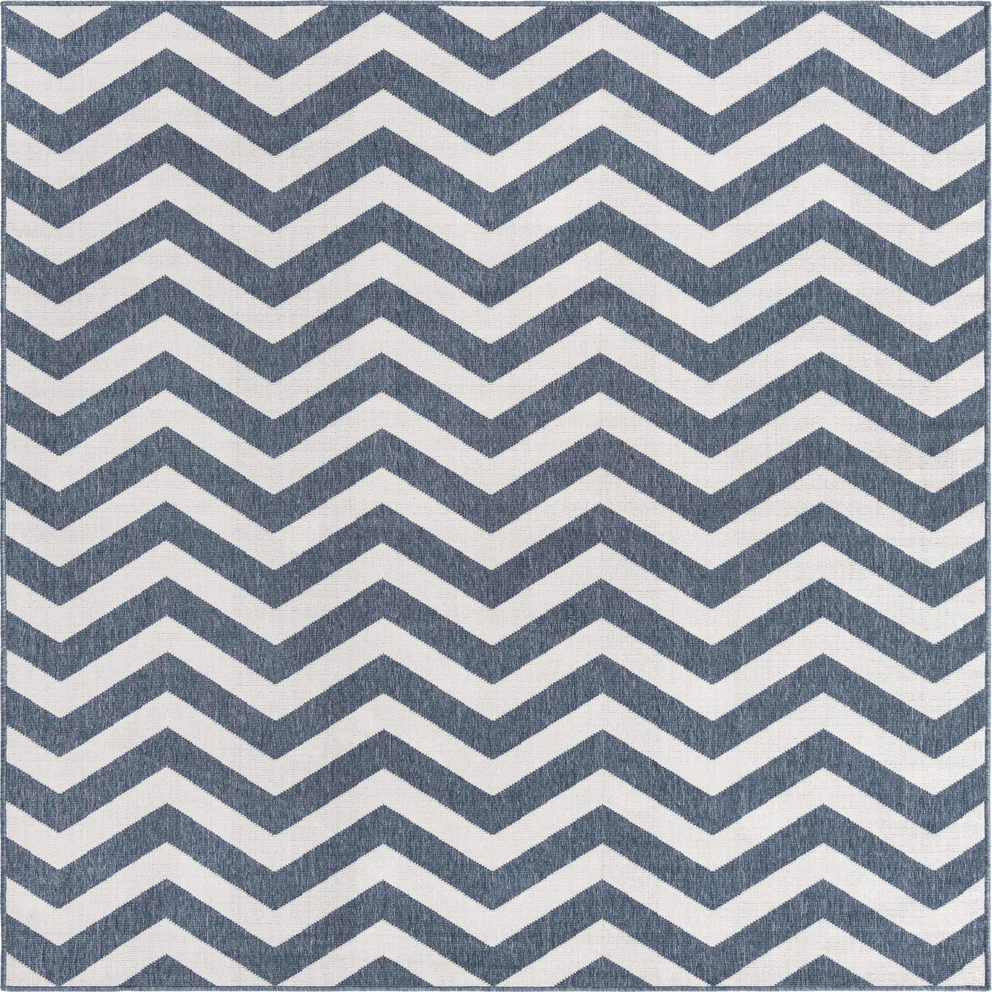 Unique Loom Outdoor Coastal Collection Area Rug - Dalgalar (7'10