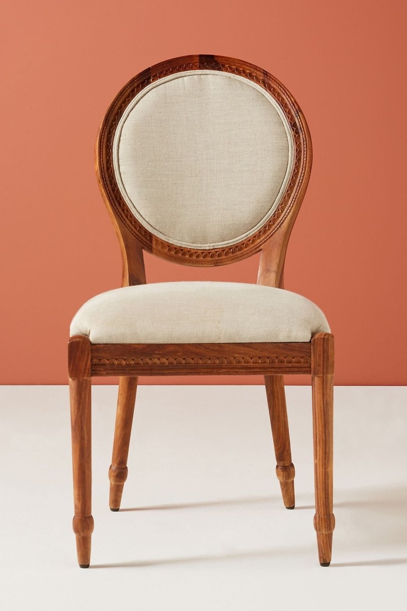 Hand Carved Elephant Armchair - Solid Wood Accent Chair with Intricate Carvings - Perfect for Living Room, Bedroom, or Home Office Decor