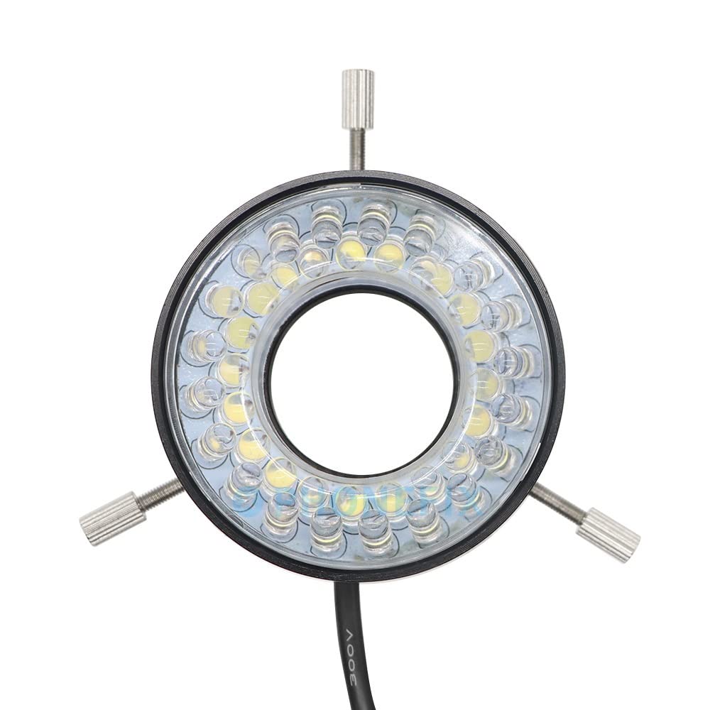 40 LED Adjustable Ring Light Illuminator Lamp for HDMI USB Digital Microscope - Microscope Accessories Kit with Camera Lens Magnifier & Slides - Perfect for Lab Research, Education, and Scientific Observation