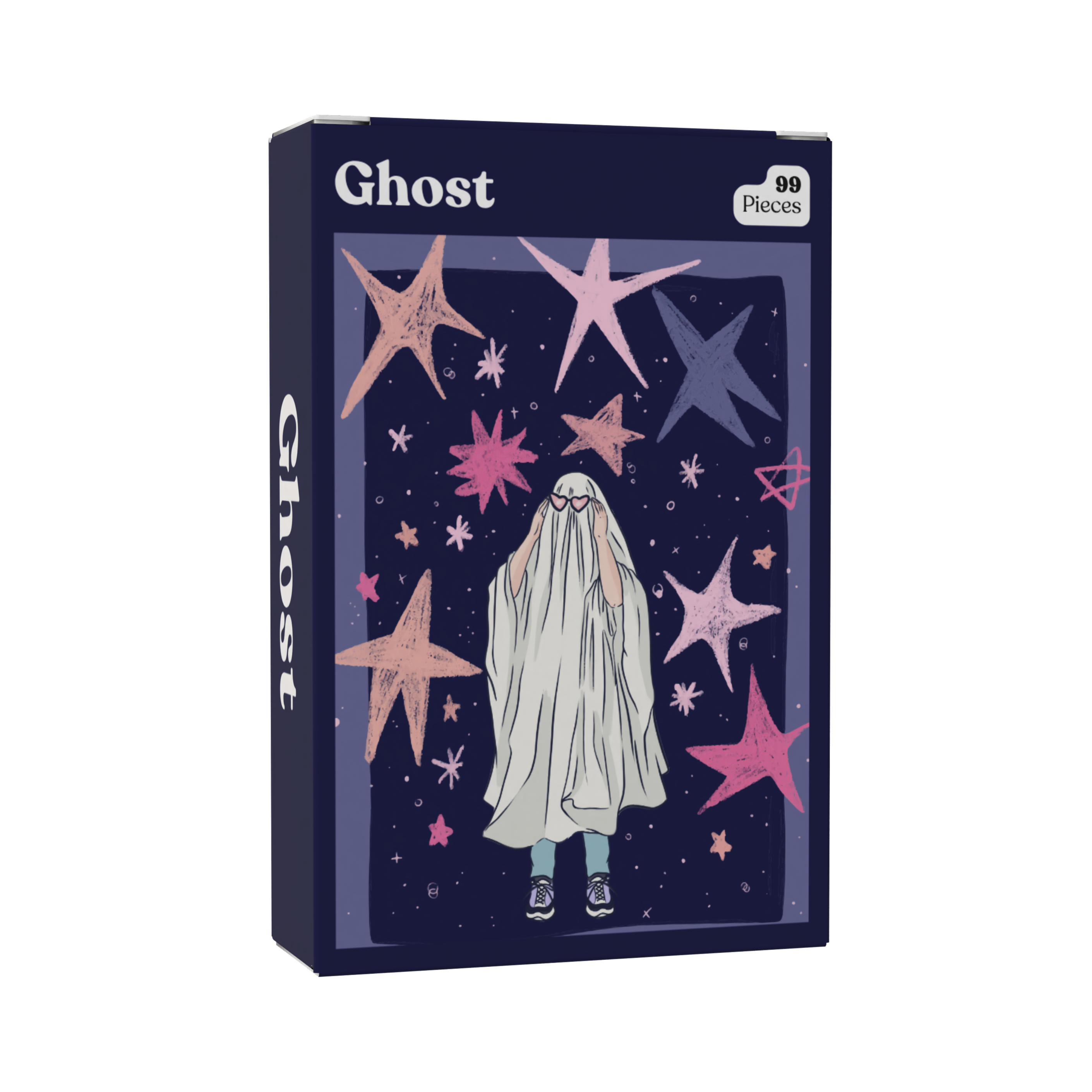 Ghost 99 Piece Jigsaw Puzzle - Fun Halloween Activity for Kids & Adults - Perfect for Family Game Night & Party Entertainment