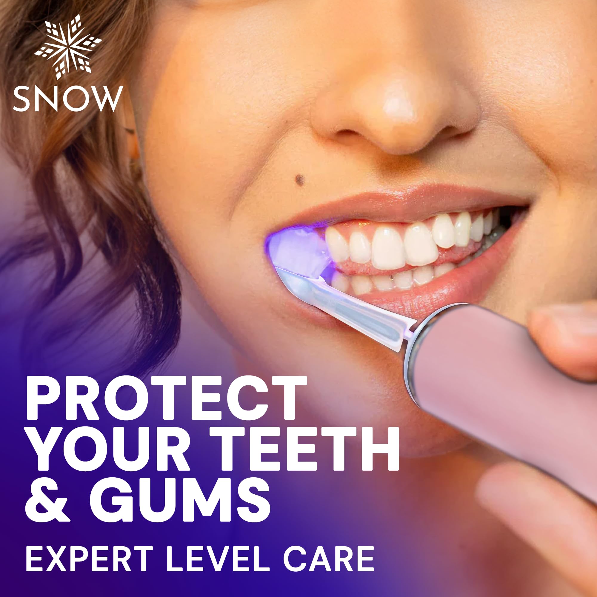 SNOW LED Electric Toothbrush Gen 2 - Rechargeable Sonic Toothbrush for Adults with LED Whitening Light - Deep Cleaning & Teeth Whitening Technology - Perfect for Travel & Daily Oral Care - Coastal Sunset Pink (2nd Generation)