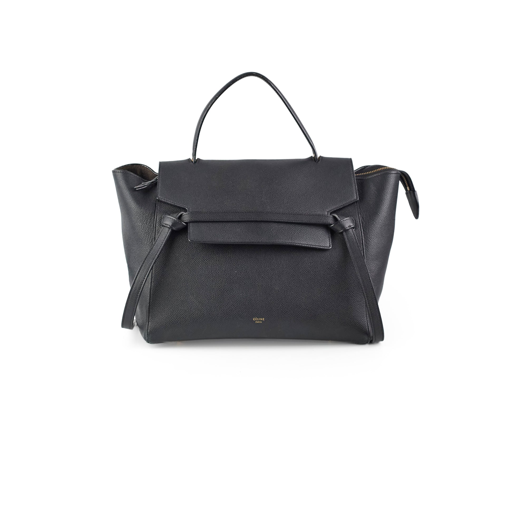 Celine Mini Belt Bag in Black | Genuine Leather Crossbody Purse for Women | Perfect for Work, Travel & Everyday Use