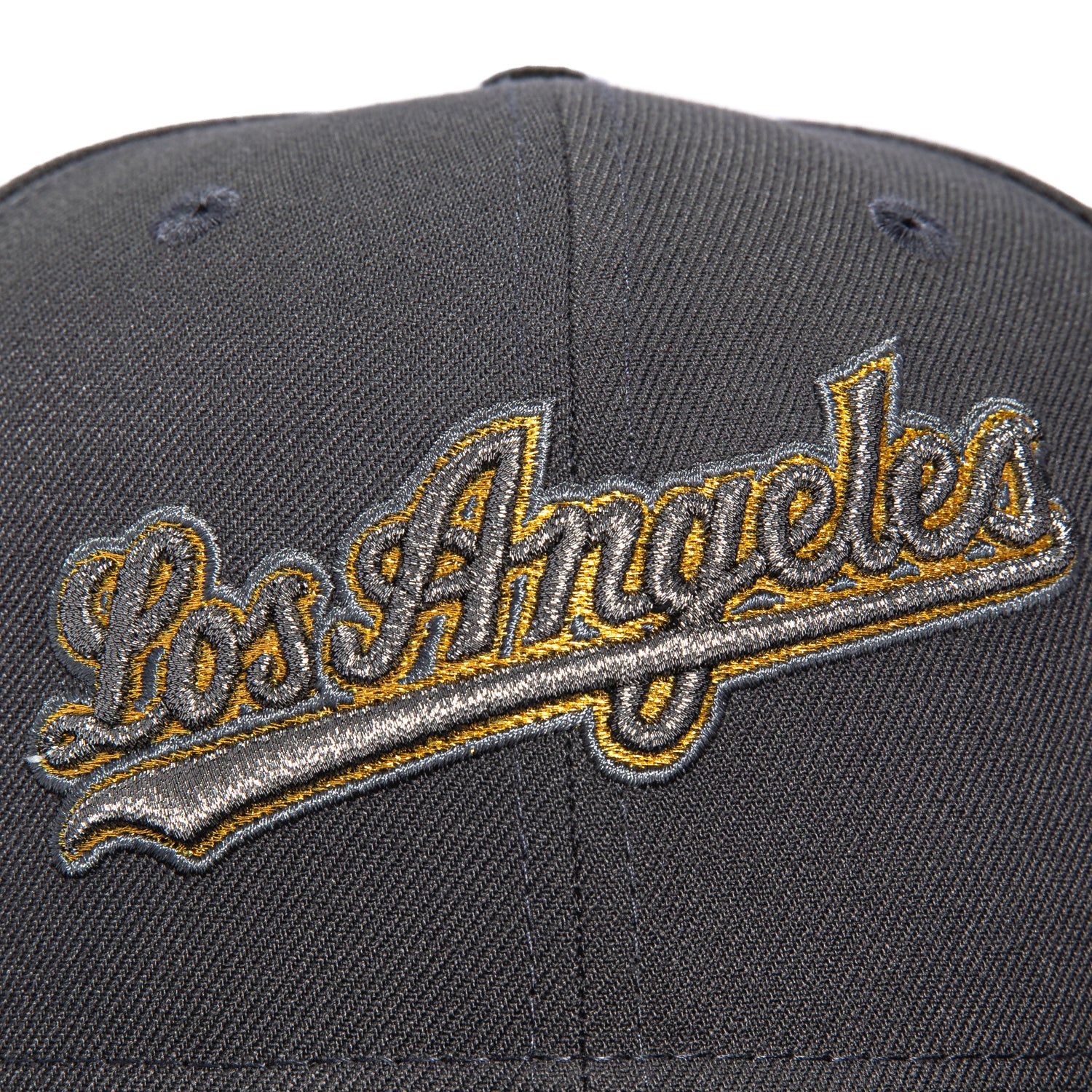 New Era 59Fifty Los Angeles Dodgers Shohei Ohtani 50/50 Patch Script Hat - Graphite, Black & Metallic Gold | Official MLB Baseball Cap for Men & Women | Perfect for Baseball Games, Sports Events & Streetwear Fashion
