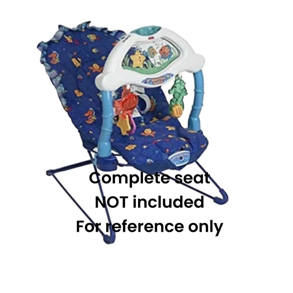 Fisher Price Calming Vibrations Ocean Wonders Aquarium Bouncer Replacement Base - Soothing Baby Rocker for Nursery, Playtime & Sleep Aid - Perfect for Newborns & Infants