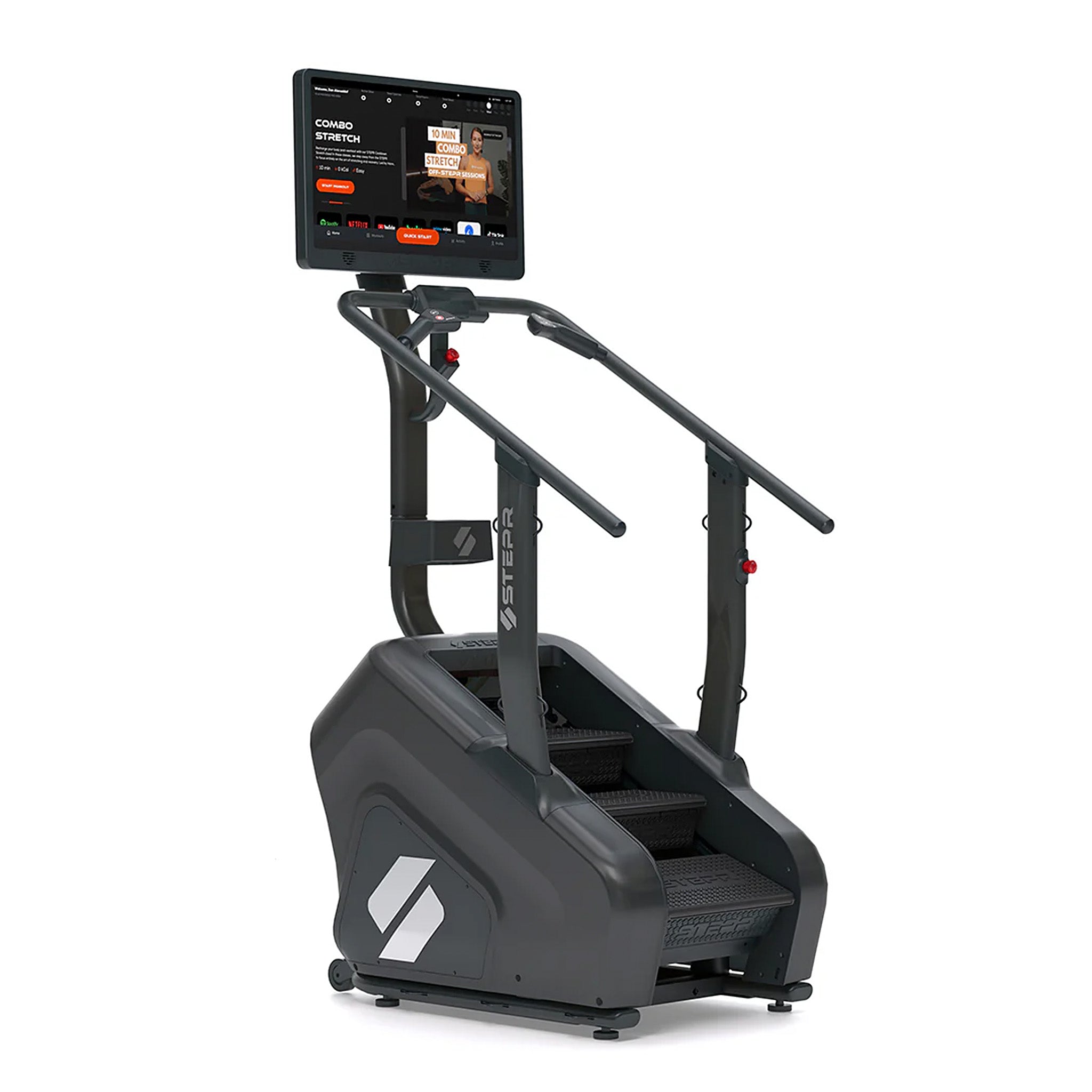 STEPR Stair Climber - Portable Folding Stepper Machine for Home Workout, Cardio & Fitness Training - Perfect for Small Spaces, Apartment & Office Use