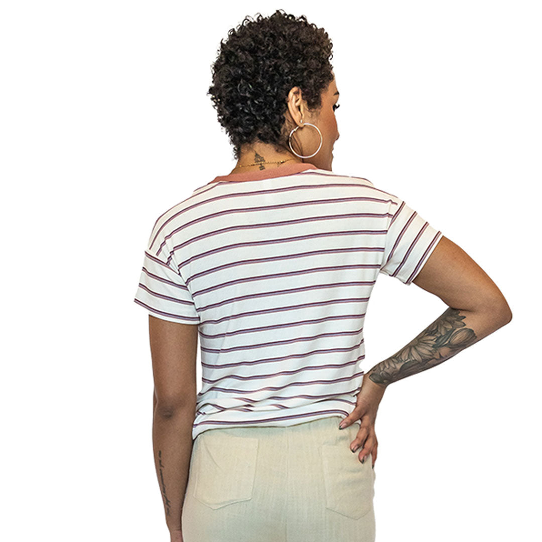 Stylish Striped Knit Top for Women - Trendy Casual & Layering Essential - Perfect for Office, Outings & Everyday Wear