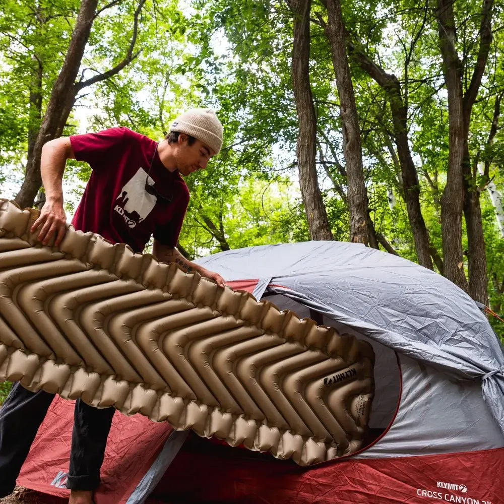 Insulated Static V™ Sleeping Pad - Ultralight & Comfortable Camping Mat for Backpacking, Hiking & Outdoor Adventures - Perfect for Cold Weather & 4-Season Use