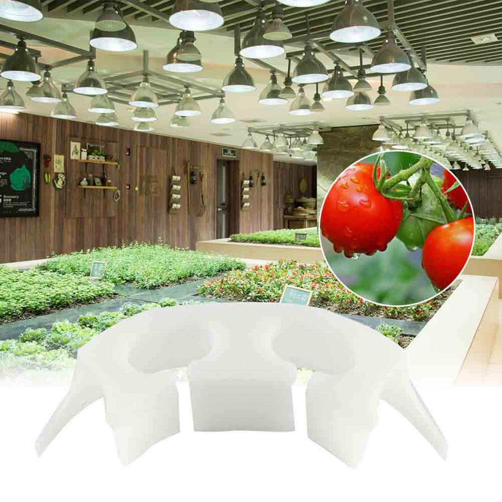 Reinforced Plastic Vine Clips for Tomato Plants - Heavy Duty Seedling Clamps for Fruit Planting, Garden Support & Vine Training - Perfect for Patio, Greenhouse & Home Gardening