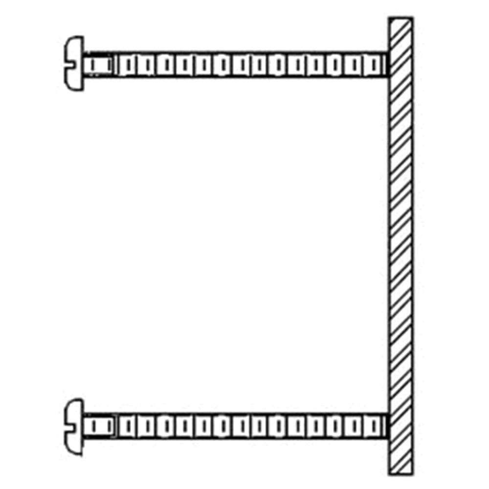 ASI 3932 Anchor Kit for 3700/3800 Series Partition Mounted Grab Bar - Heavy Duty Bathroom Safety Hardware for ADA Compliant Restrooms & Showers