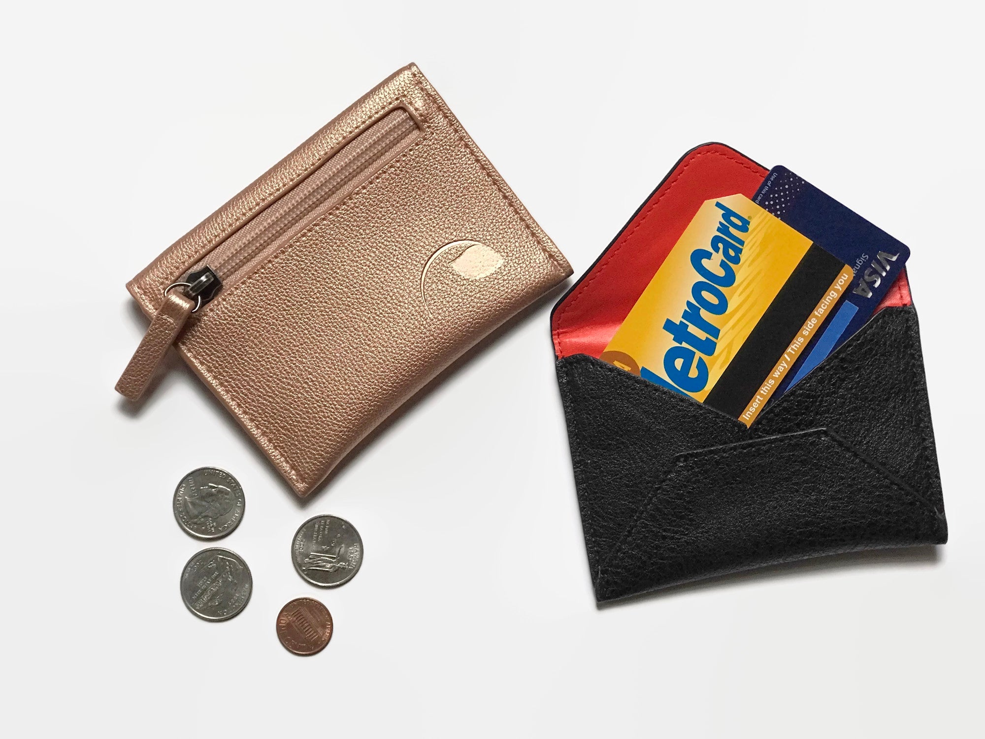 Baltic Coin Wallet - Compact Leather Card & Coin Organizer for Men & Women | Slim RFID Blocking Wallet for Everyday Use, Travel & Business