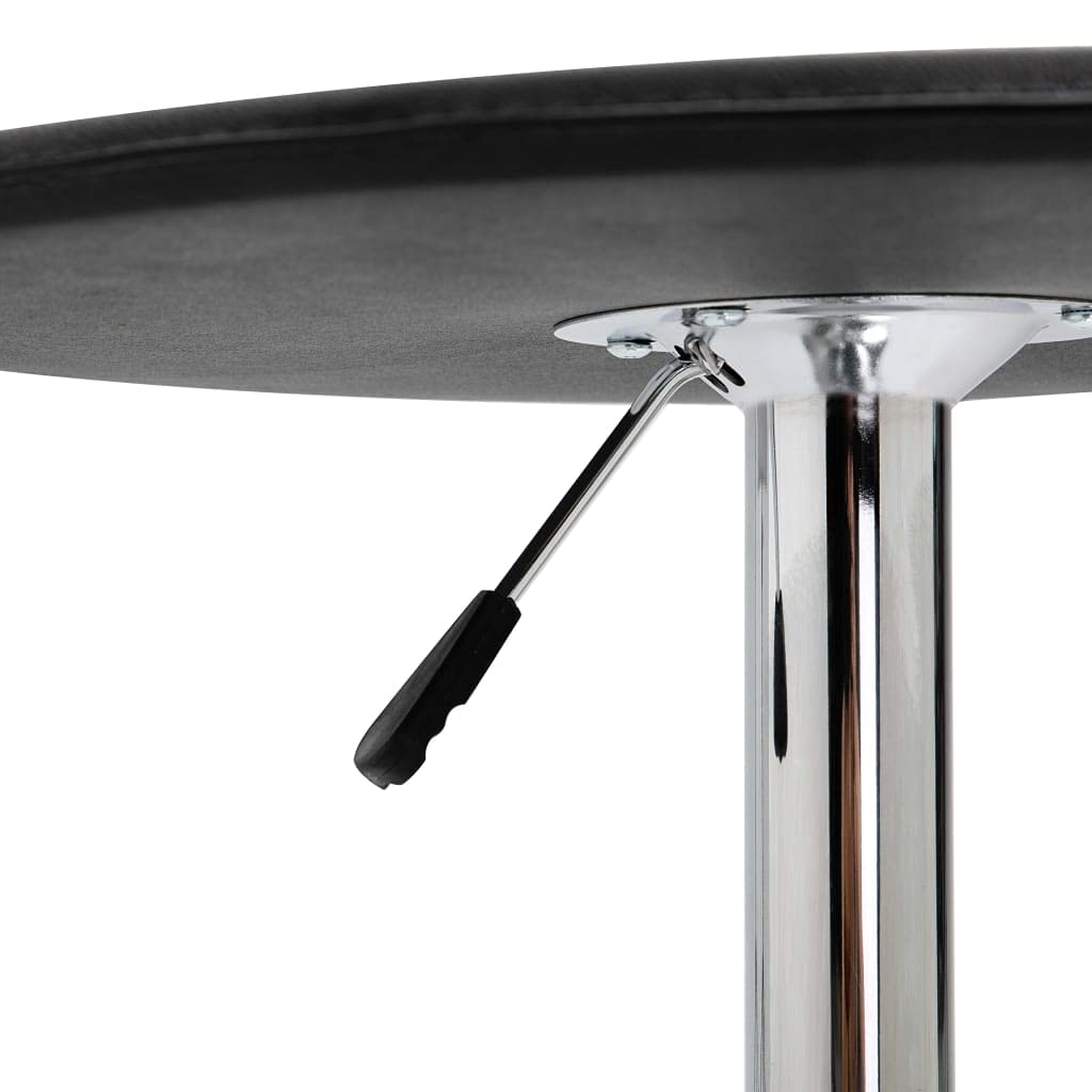 Modern Minimalist Adjustable Height Cocktail Pub Table - Black 23.6