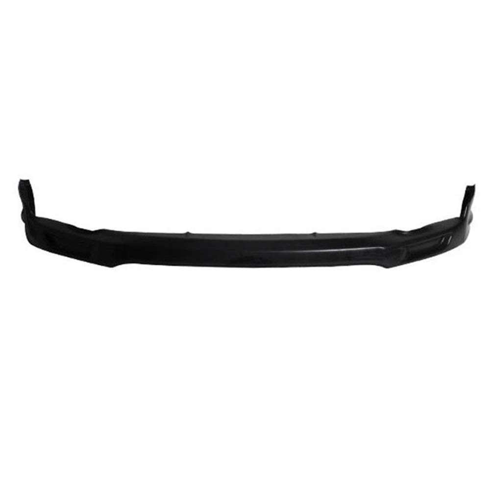 IKON MOTORSPORTS PU Black Front Bumper Lip Spoiler Splitter for 2006-2008 Honda Civic 2Dr Coupe - Aggressive Style Upgrade for Enhanced Aerodynamics & Street Racing Look