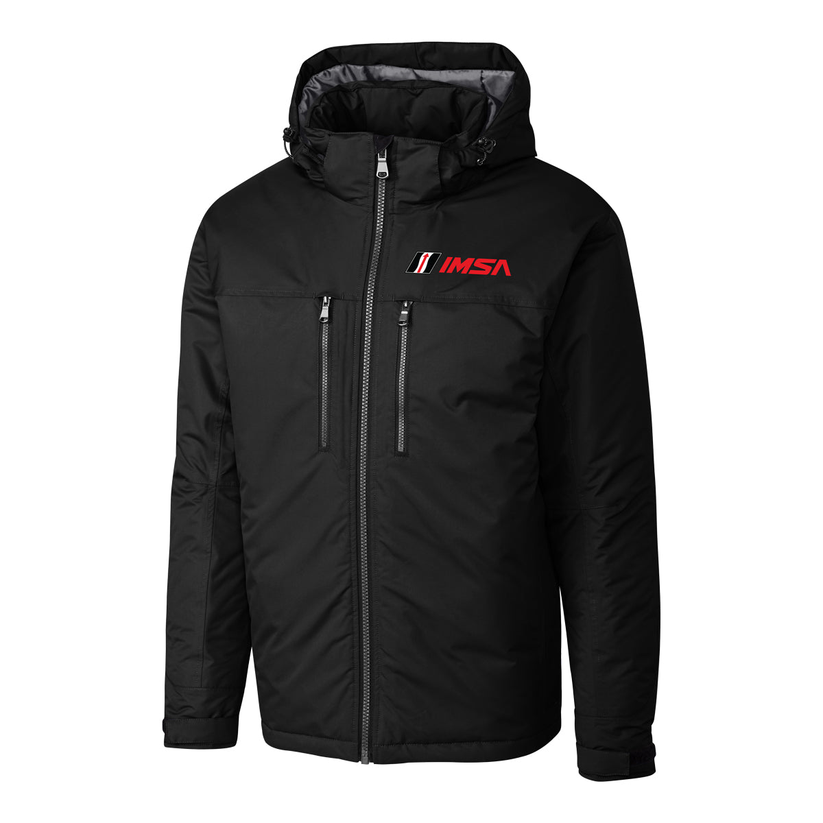 IMSA Kingsland Jacket - Premium Black Waterproof Windbreaker for Men & Women | Outdoor Hiking, Camping & Motorcycle Riding