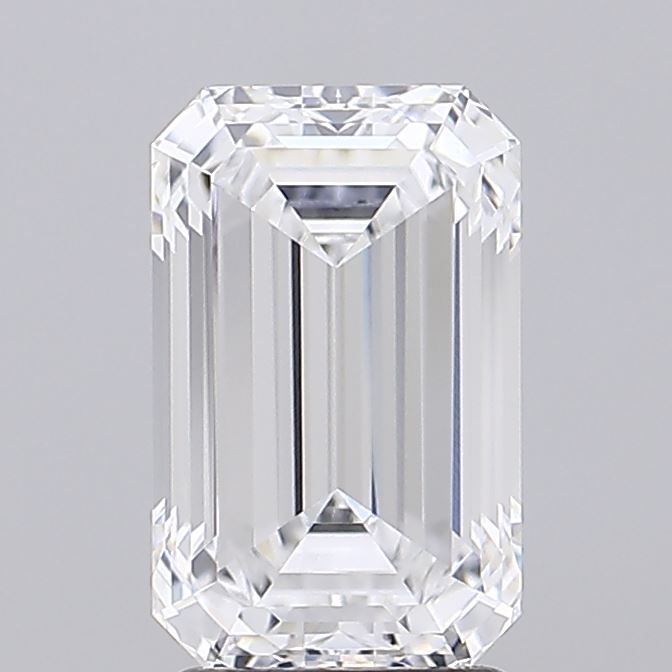3.04 Carat D Color VVS1 Clarity Emerald Cut Lab-Grown Diamond for Engagement Rings & Fine Jewelry