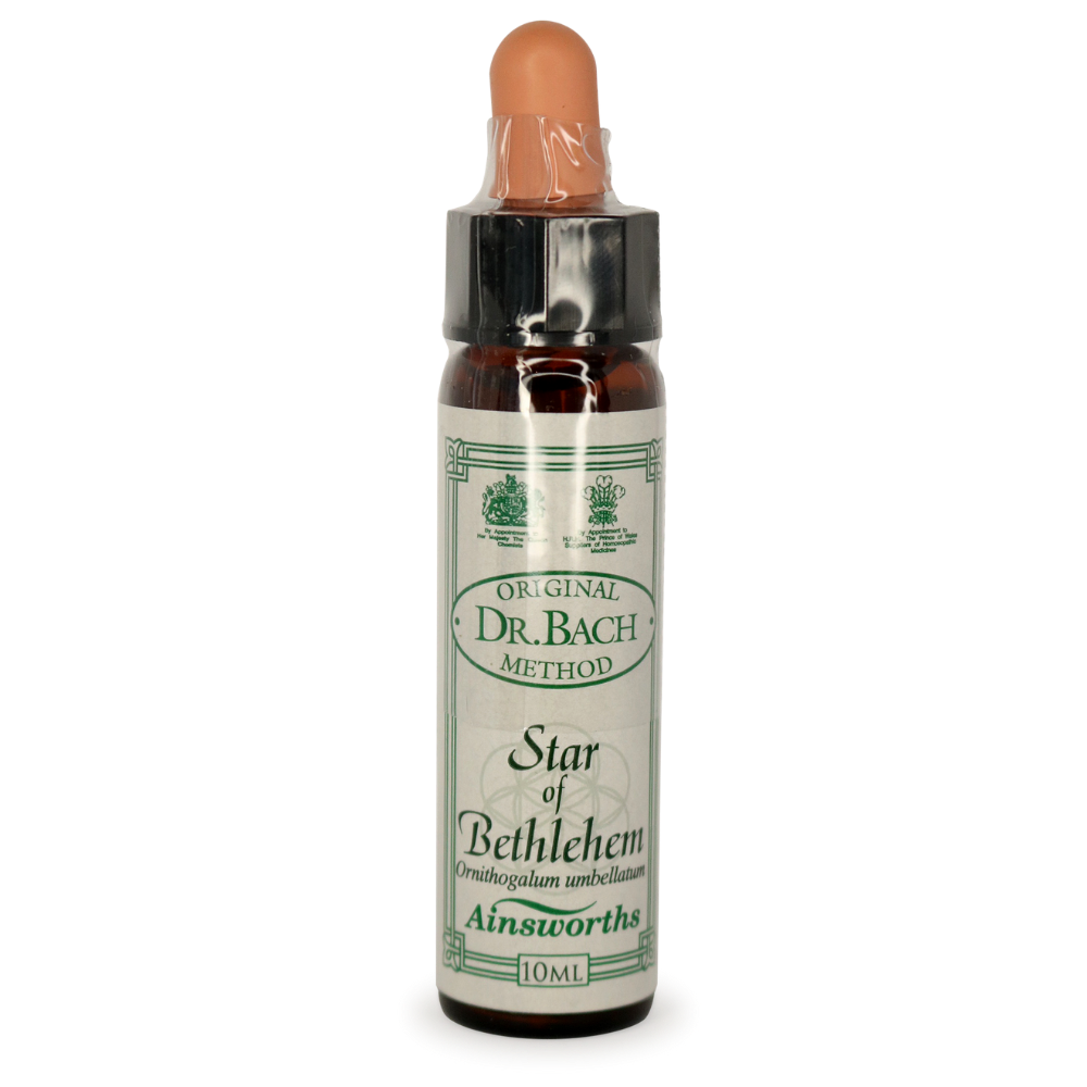 Ainsworths Bach Flower Remedies Star Of Bethlehem - Natural Stress Relief & Emotional Support for Anxiety, Grief, and Trauma | Homeopathic Remedy for Relaxation & Well-Being