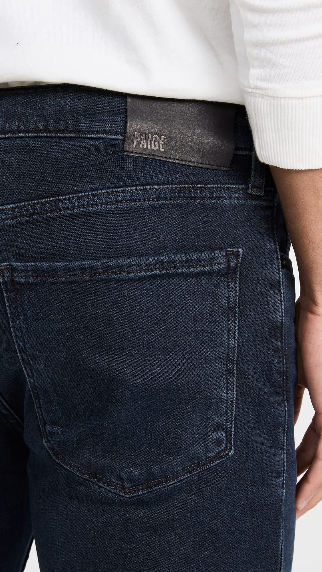 PAIGE Men's Lennox Julius Slim Fit Stretch Denim Jeans - Comfortable & Stylish for Casual Wear, Office & Night Out