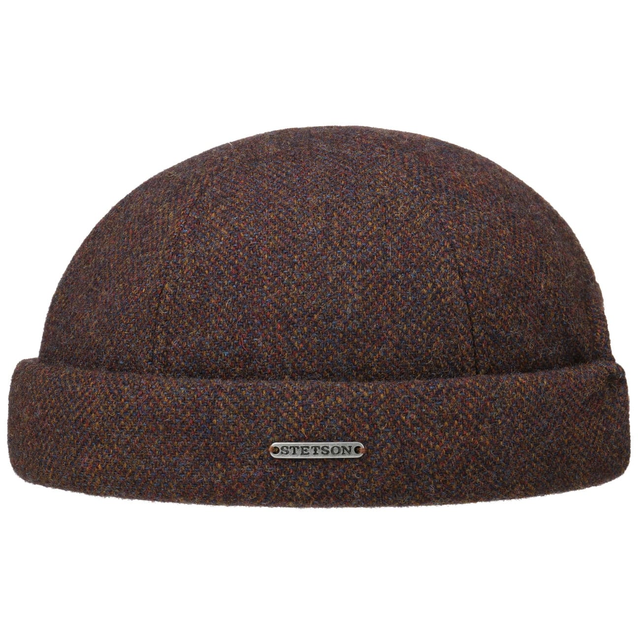 Stetson Lavoy Herringbone Wool Docker Hat for Men - Classic Winter Beanie for Outdoor Activities, Hiking, and Casual Wear