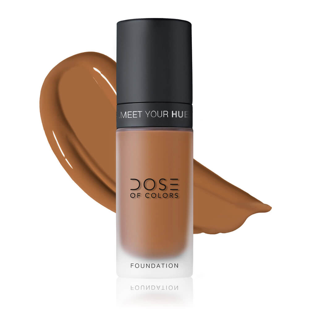Dose of Colors Meet Your Hue Liquid Foundation - Full Coverage, Vegan & Cruelty-Free Makeup for Flawless Skin - Perfect for Daily Wear & Special Occasions