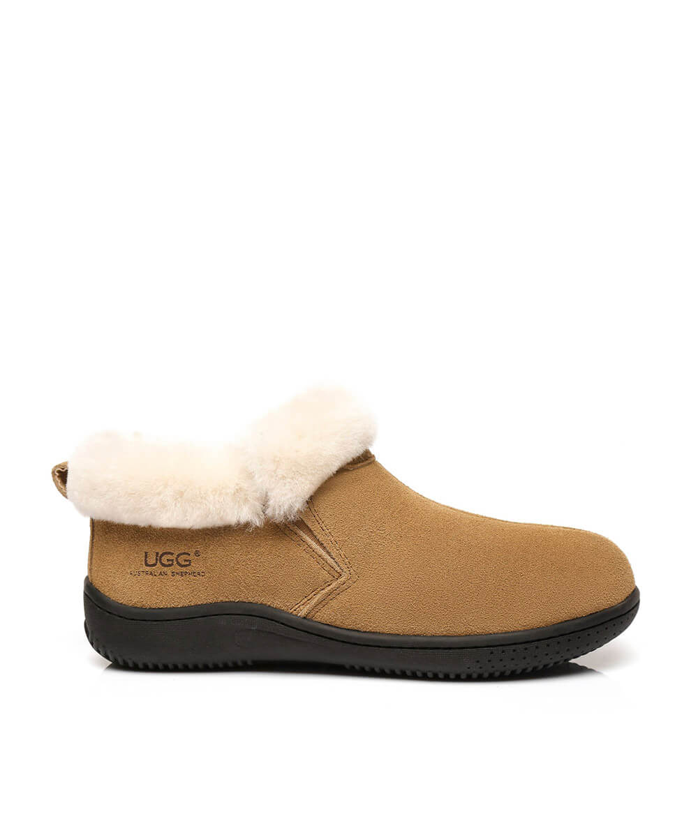Women's UGG Daily Slippers - Cozy Indoor/Outdoor House Shoes with Soft Fleece Lining for Winter Comfort - Perfect for Lounging at Home, Running Errands & Cold Weather Wear