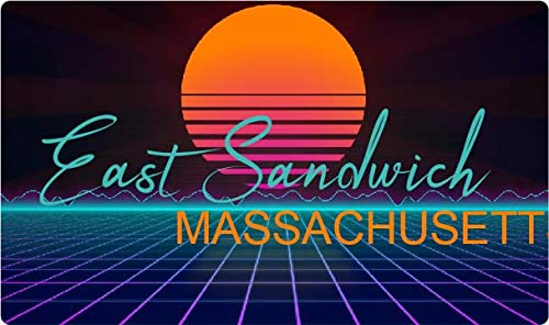 Retro Neon Design Vinyl Decal Sticker - 4
