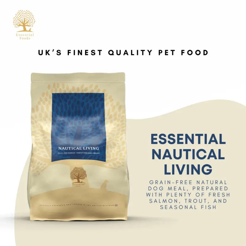Premium Nautical Living Dry Dog Food for Small & Large Breeds - High Protein, Grain-Free Kibble for Healthy Skin & Coat - Perfect for Active Dogs, Outdoor Adventures & Daily Feeding