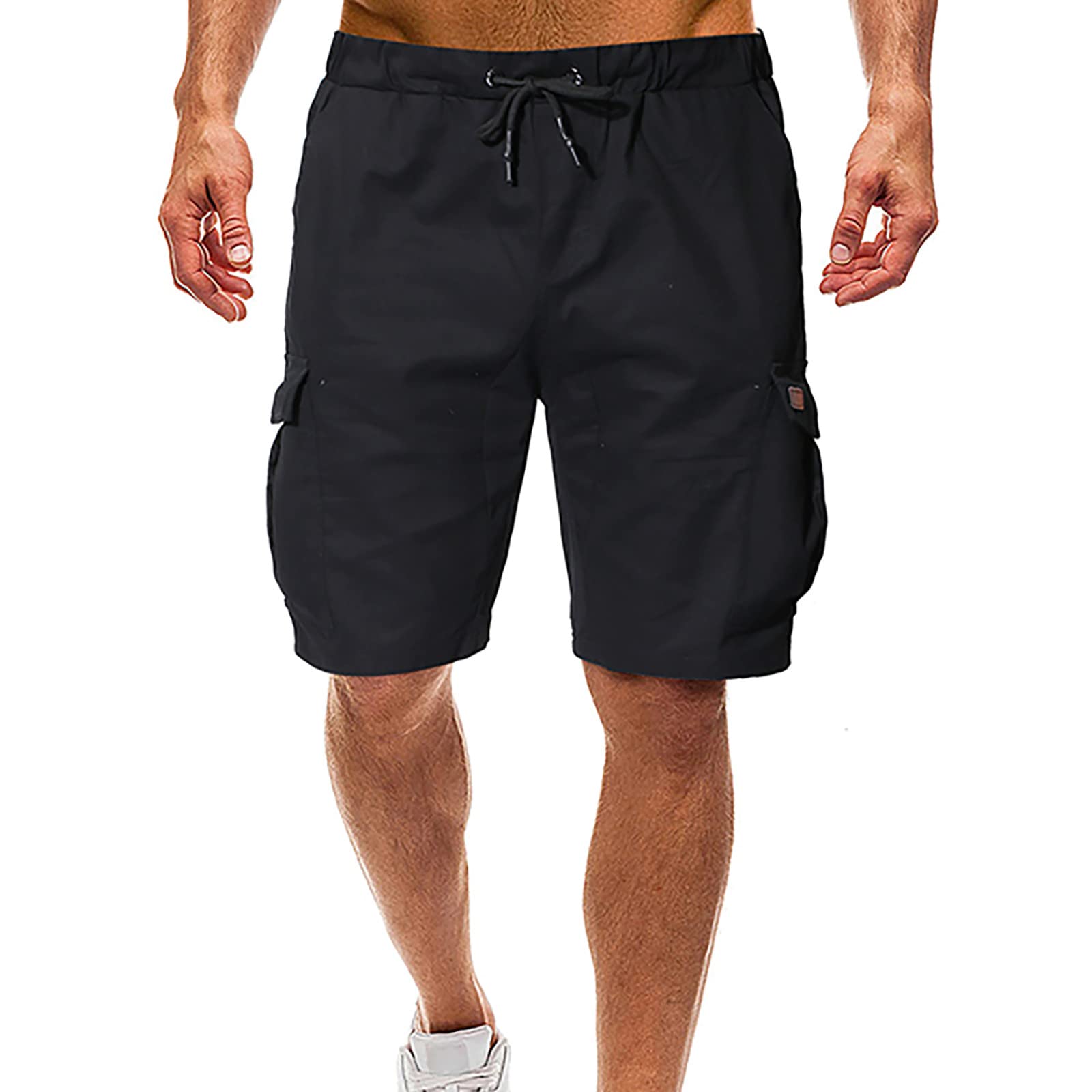 **Men's Stretch Cargo Hiking Shorts - Quick Dry, Lightweight with Zipper Pockets - Perfect for Camping, Climbing, Travel & Outdoor Adventures**