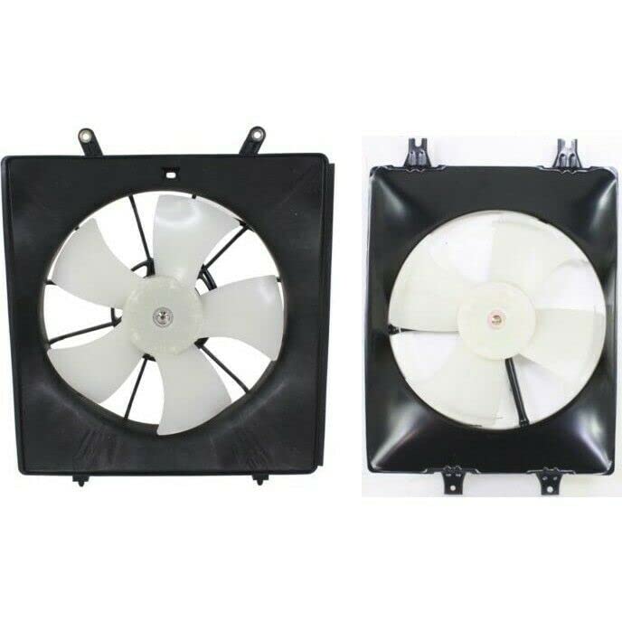 High-Performance Radiator Cooling Fan with Condenser Fan - Compatible with 1999-2003 Honda Odyssey (Left & Right Side) | Perfect for Engine Cooling & AC System Maintenance