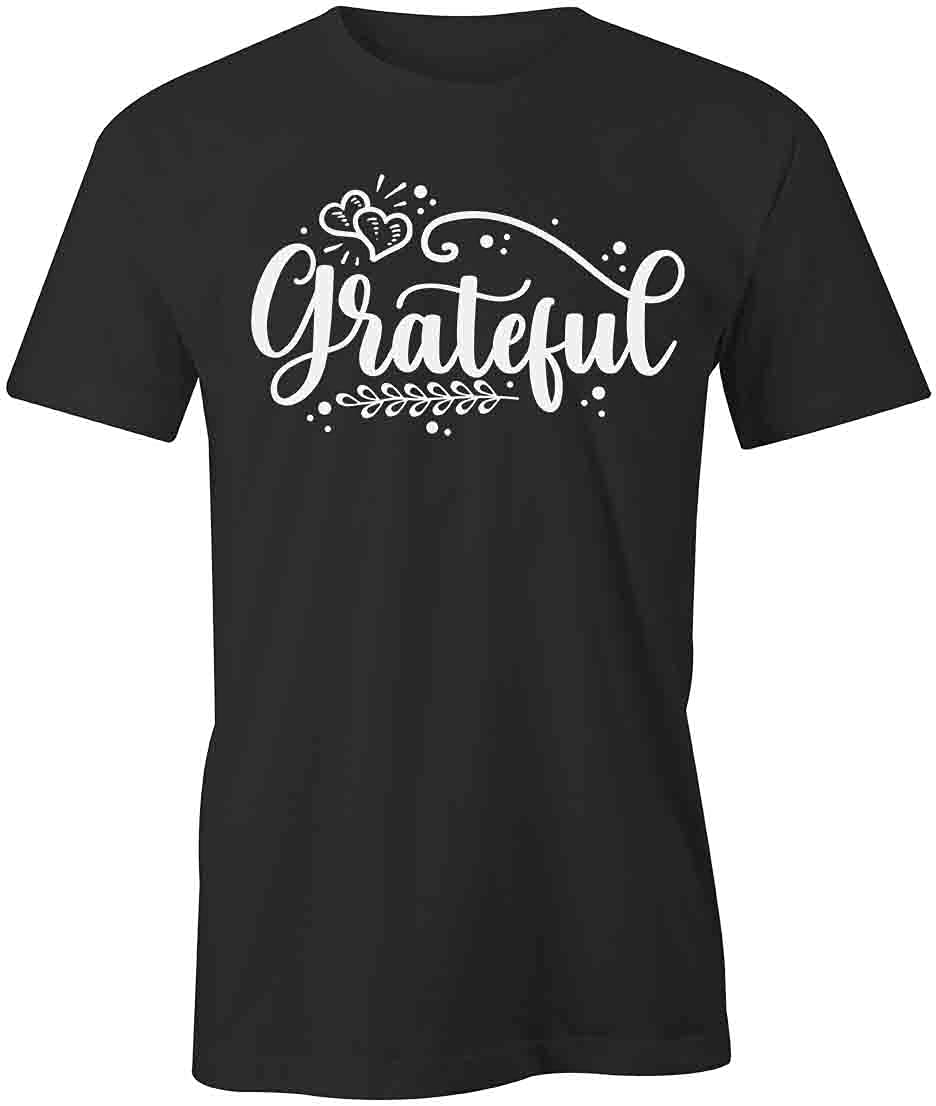 Grateful T-Shirt | Black Graphic Printed Cotton T-Shirt for Men & Women | Casual Wear, Concerts, Music Festivals, Everyday Outfits