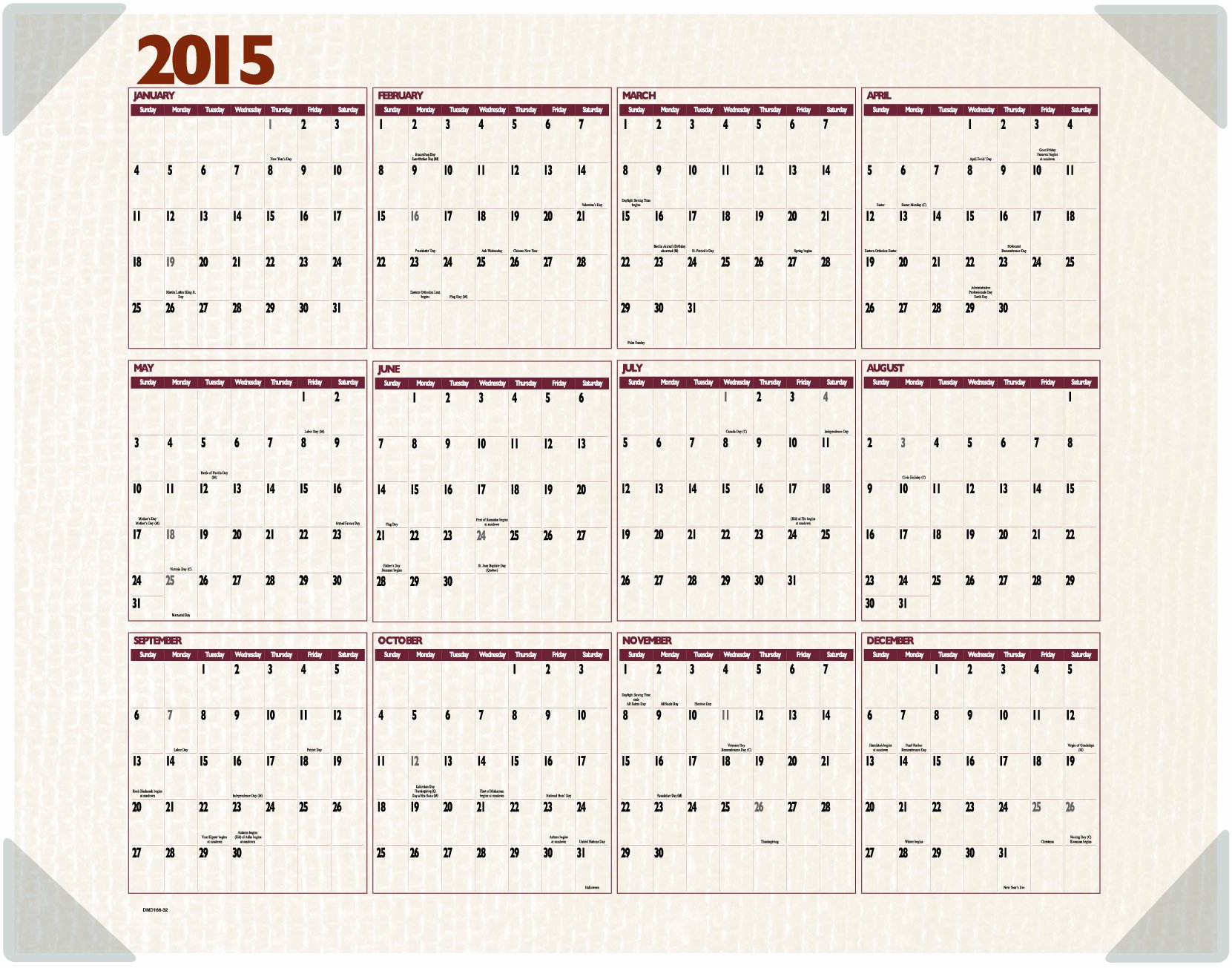 AT-A-GLANCE 2014 Puppies Monthly Desk Pad Calendar, 22 x 17 Inches - DMD166-32 - Perfect for Office, Home & School Organization & Planning