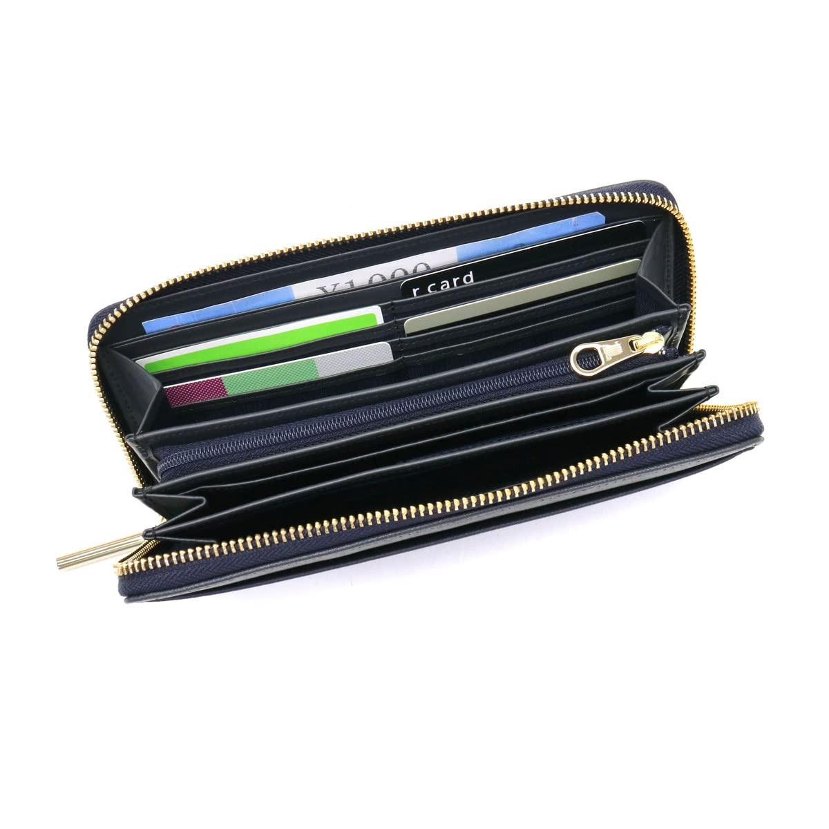 LANVIN en Bleu Women's Leather Wallet - Luxury Designer Wristlet Clutch for Women | Perfect for Evening Parties, Date Nights & Special Occasions
