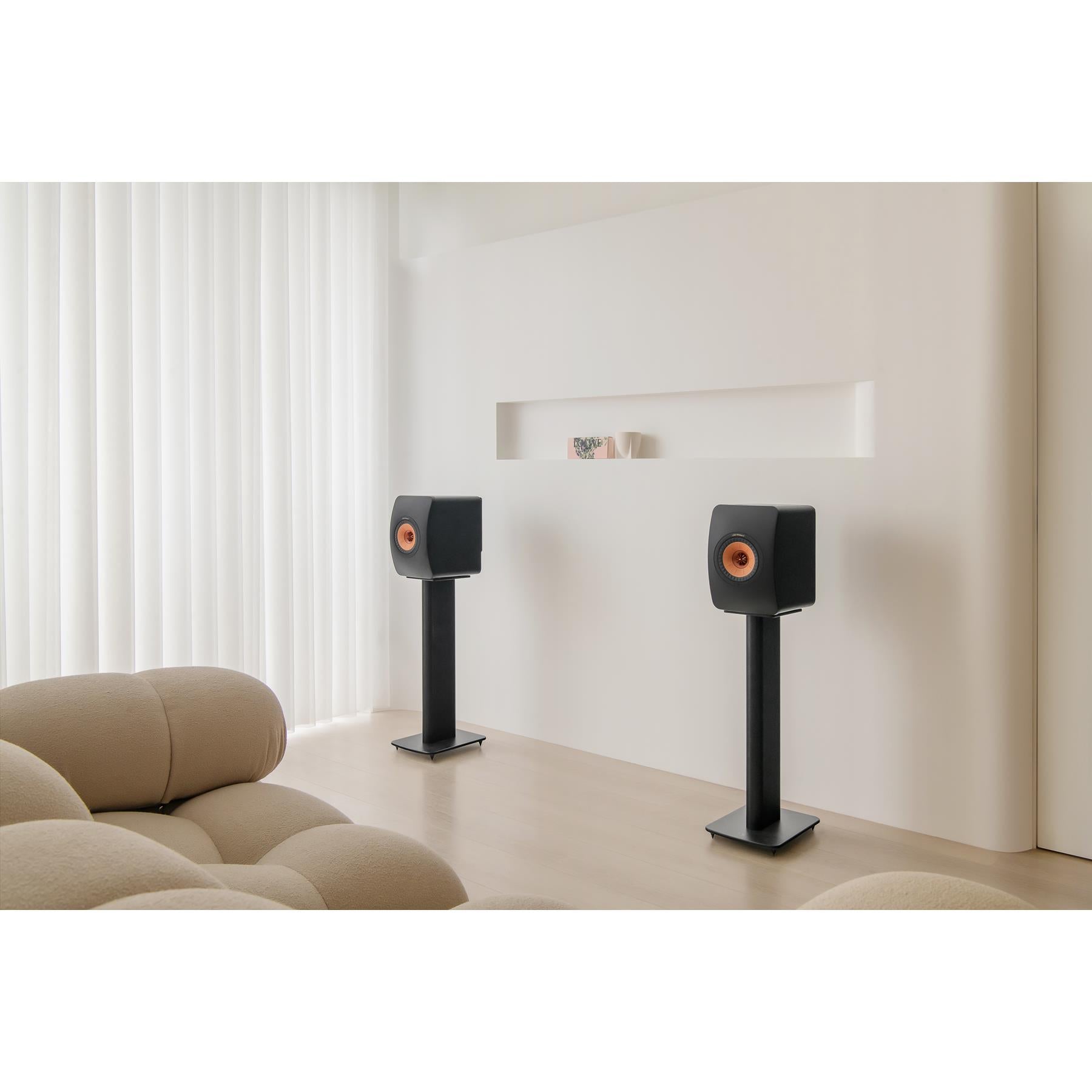 KEF LS50 Wireless II HiFi Powered Bookshelf Speakers - Premium Bluetooth & WiFi Streaming for Home Audio, Music & Movie Theater Systems - Perfect for Living Rooms, Studios & Home Theaters