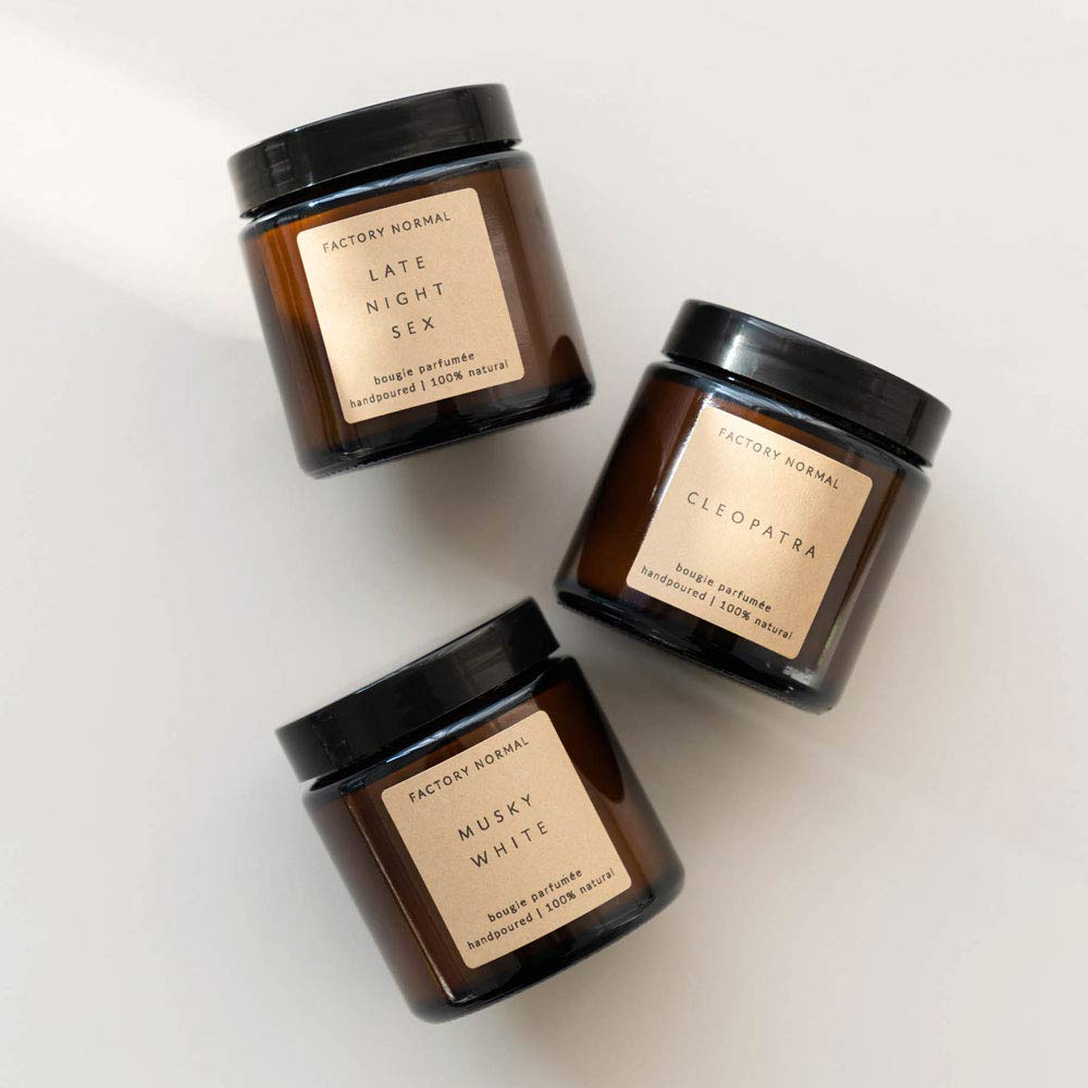 Cleopatra Floral Scented Soy Candles - Handmade in Amber Jar, 4oz, 18-Hour Burn Time - Perfect for Home Decor, Relaxation & Romantic Ambiance