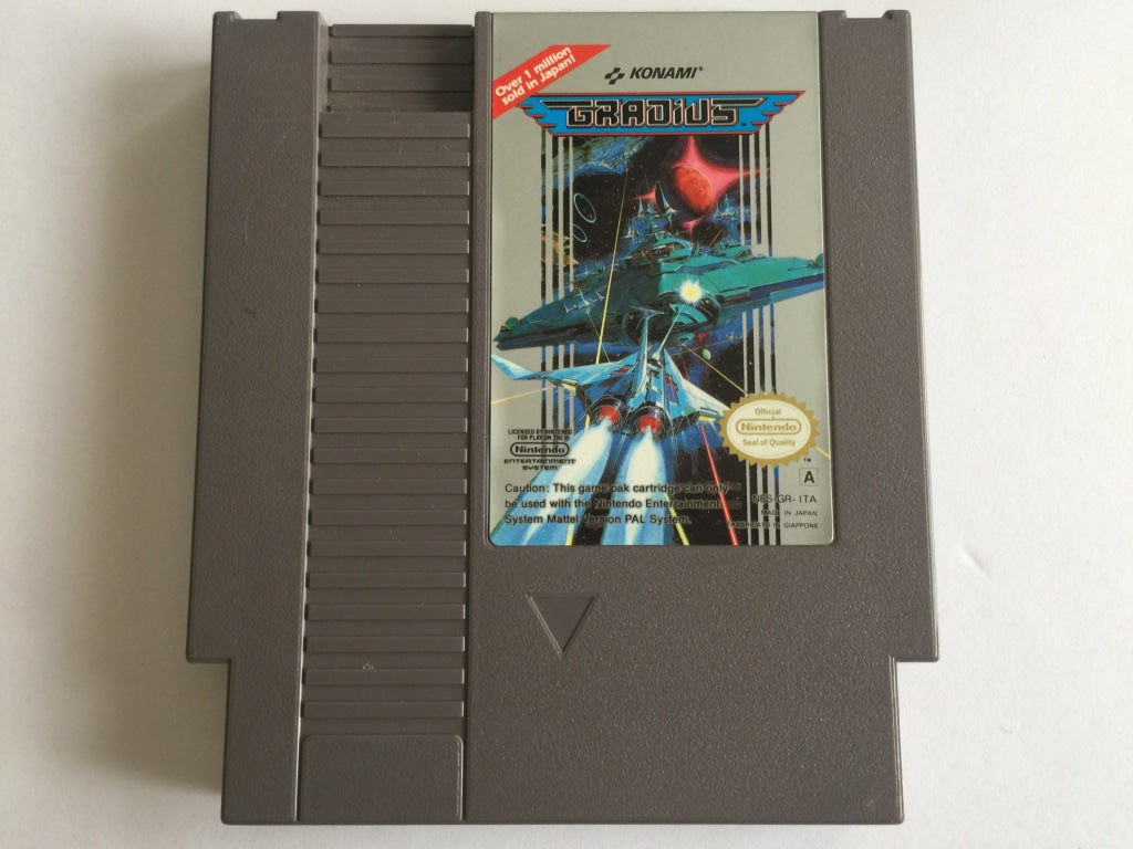 Original Gradius Cartridge - Classic NES Video Game for Retro Gaming Enthusiasts | Perfect for Nintendo Entertainment System & Nostalgic Gaming Sessions