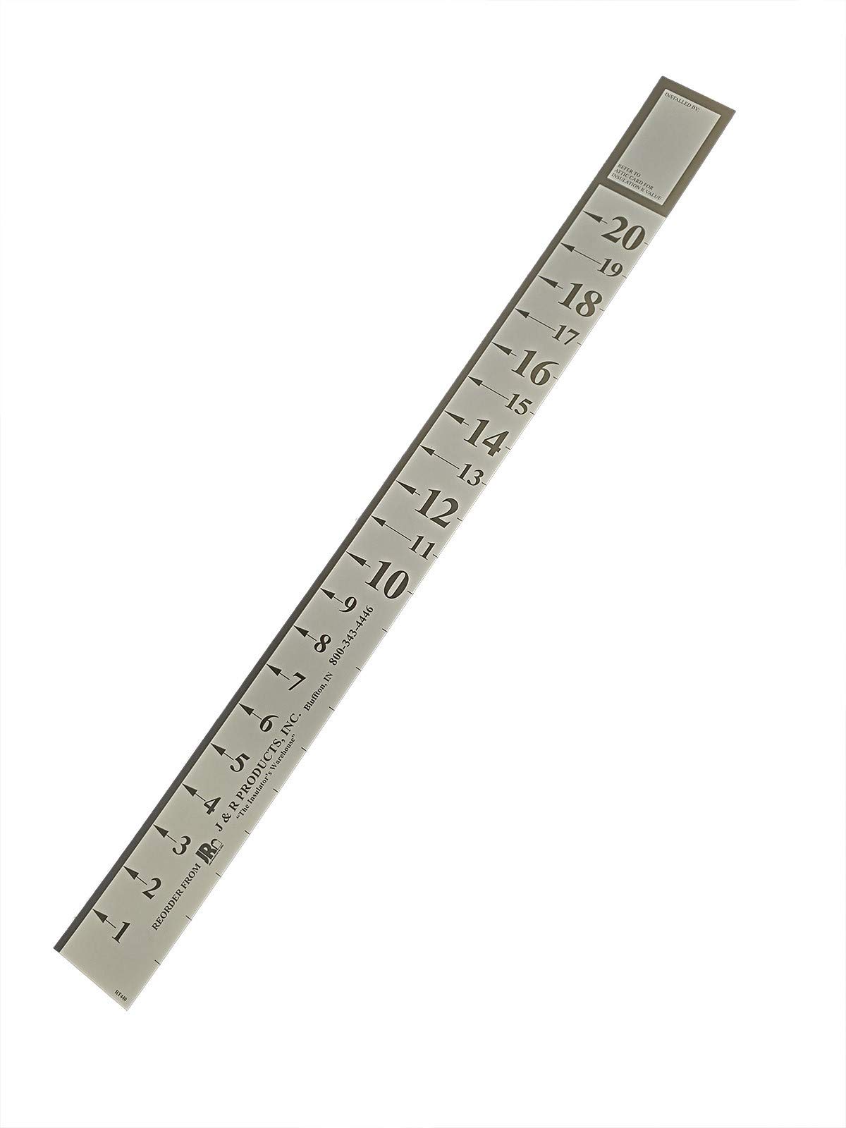 20 Inch Attic Measuring Rulers - Bulk Pack of 1000 - Perfect for Construction, Roofing, and DIY Home Improvement Projects