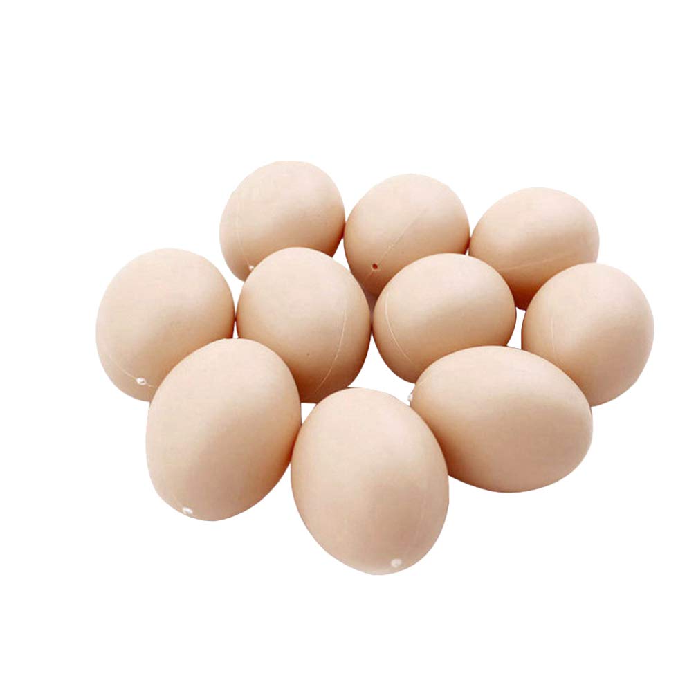 50 Pcs Plastic Easter Eggs - Paintable Fake Eggs for Easter Crafts, Egg Hunts, Basket Fillers & Party Decorations | DIY Easter Decor, Spring Party Supplies, Kids' Activity & Home Decoration