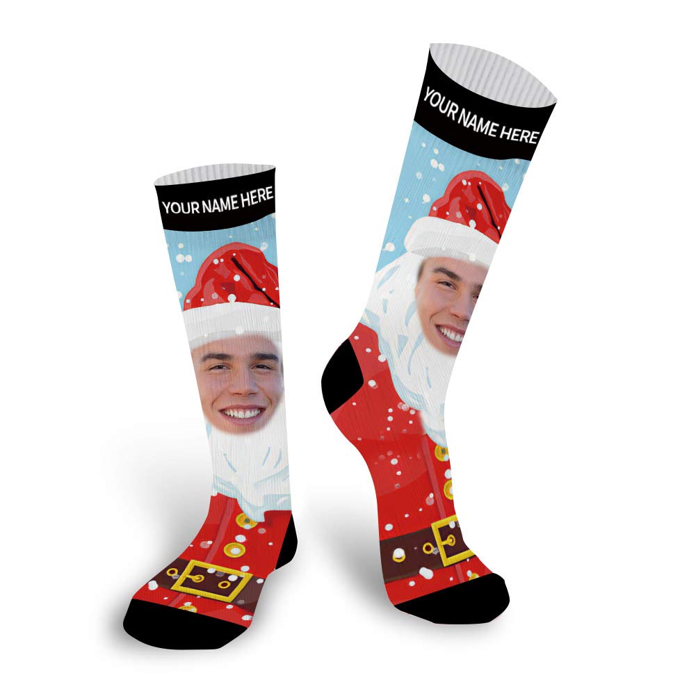 Custom Photo Socks - Funny Christmas Gift for Men & Women - Party & Gifting