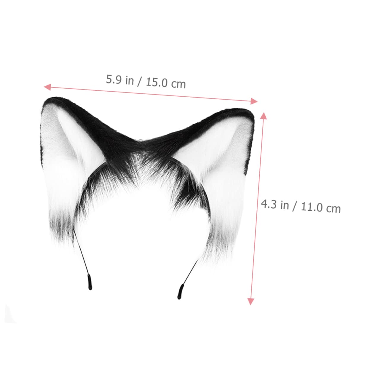 Didiseaon 4-Piece Elegant Cat Ear Headband Set - Women's Fashion Hair Accessories for Parties, Weddings & Daily Wear - Adjustable Hair Bands for Women & Girls