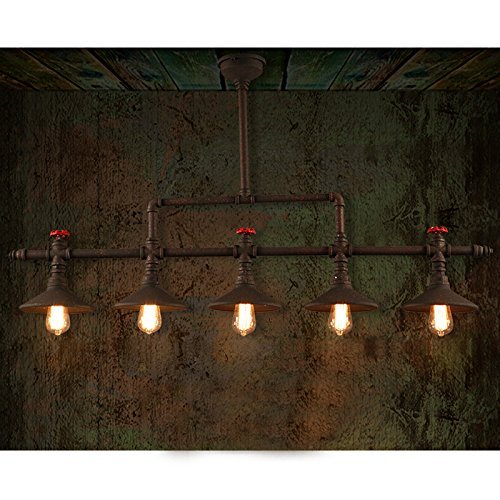 Vintage Industrial Pipe Chandelier - 51.2
