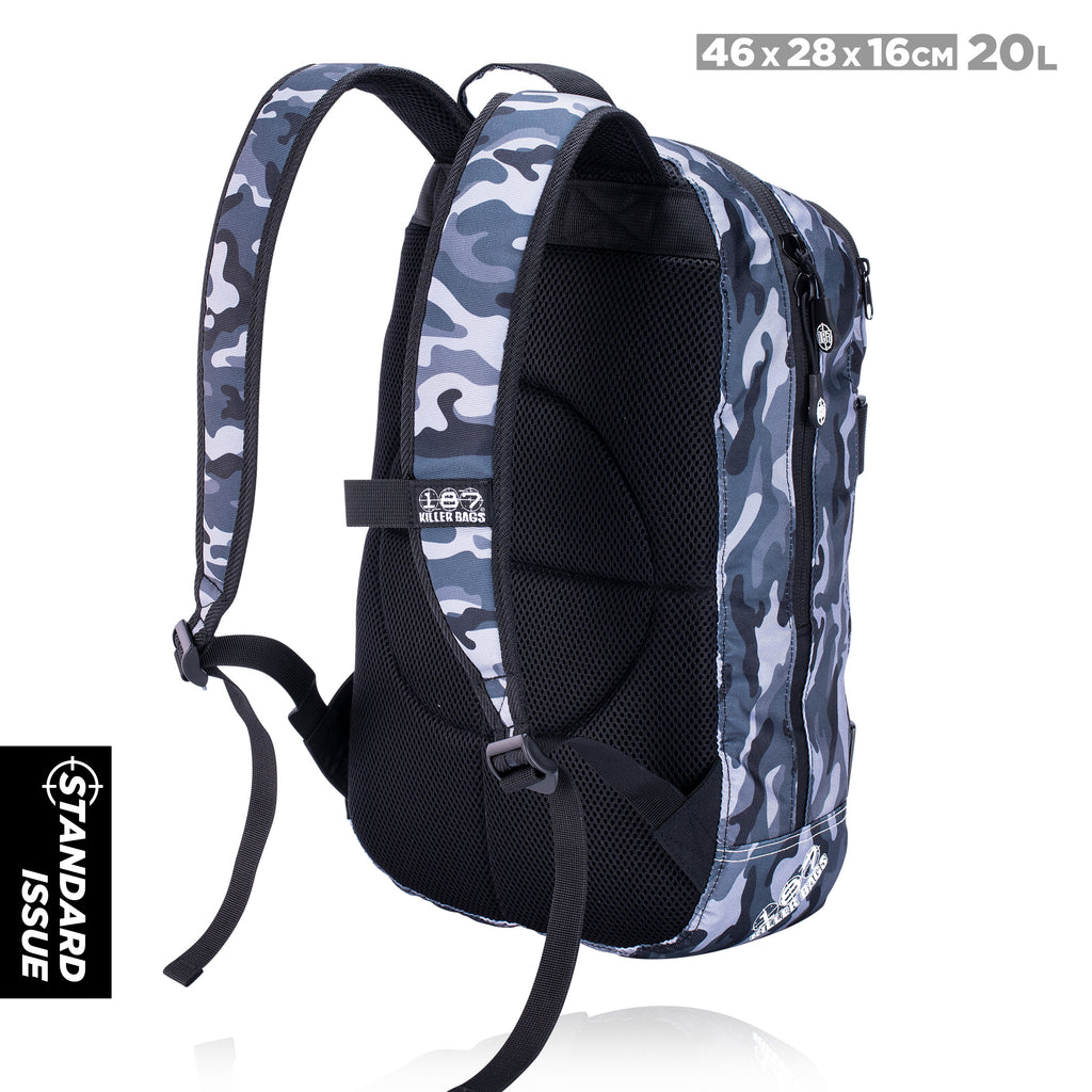 187 Killer Backpack Camo - Tactical Military Style Backpack for Outdoor Adventures, Hiking & Travel | Durable & Waterproof