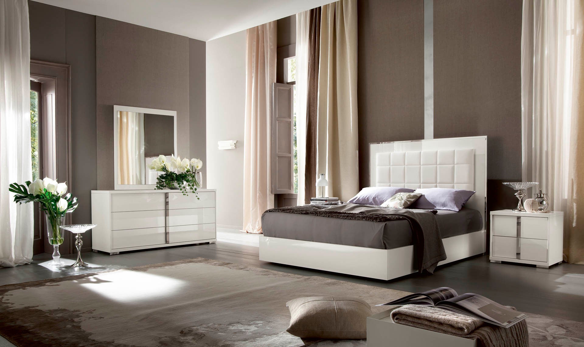 ALF IMPERIA BEDROOM COLLECTION - Luxury Bedroom Furniture Set for Modern Homes | Perfect for Master Bedrooms, Guest Rooms & Apartments