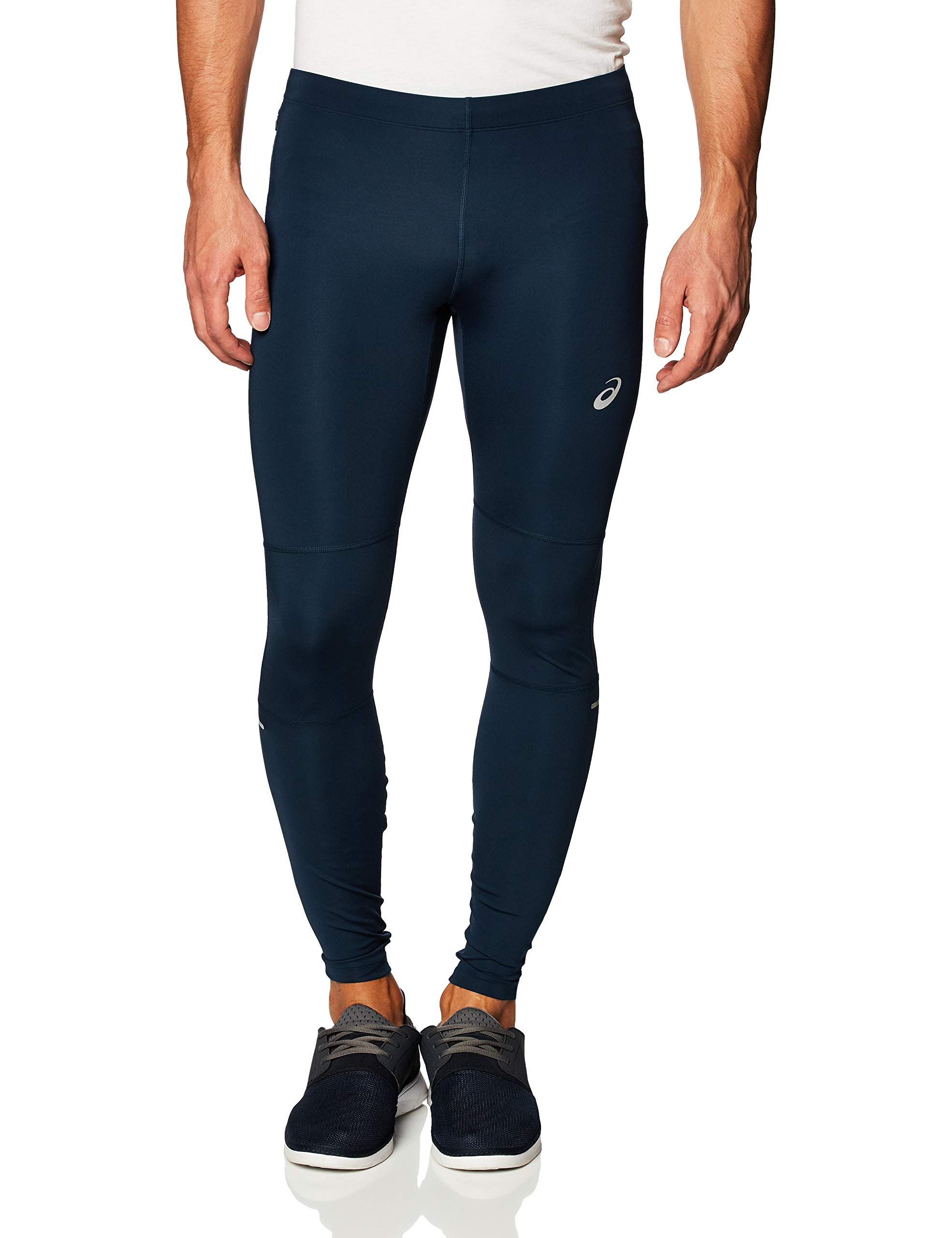 ASICS Men's Running Tights - Lightweight Compression Pants for Marathon, Training & Gym Workouts - Moisture-Wicking & Breathable Performance Apparel