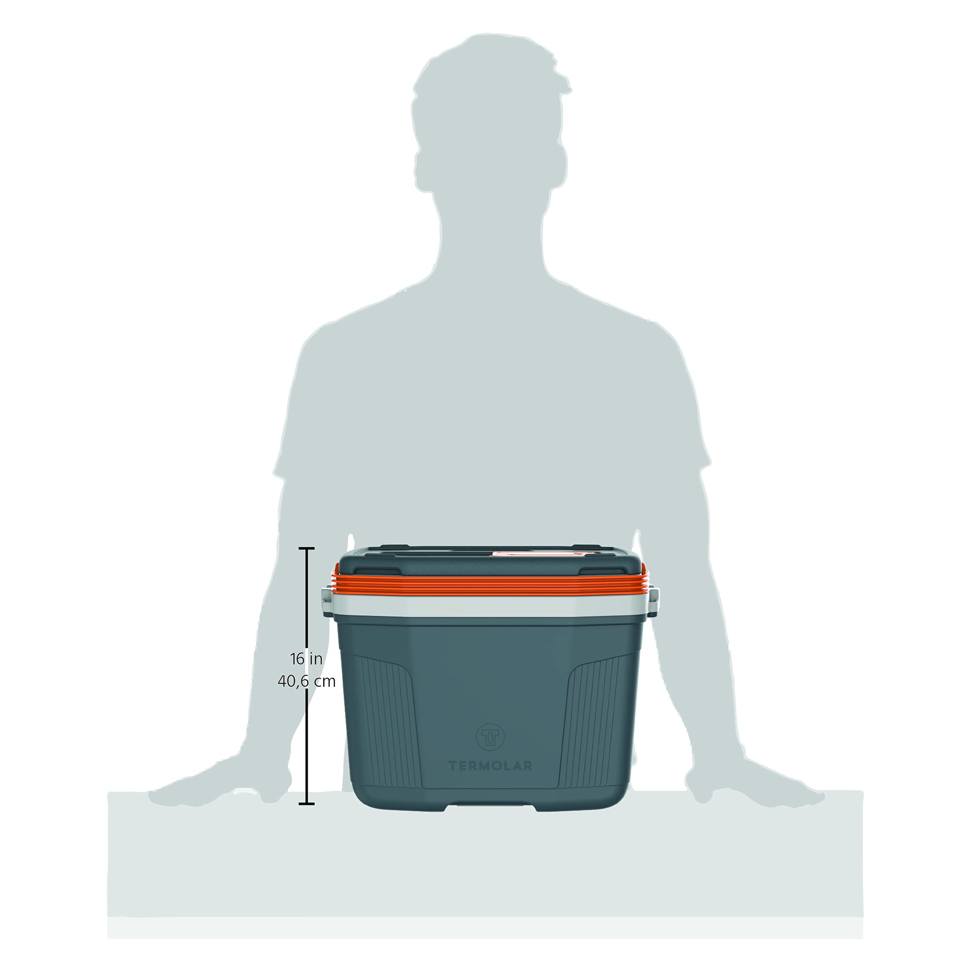 32L Insulated Thermal Box - Portable Cooler for Camping, Picnics & Outdoor Adventures (Ref 3502) - Keep Food & Drinks Cold for Hours