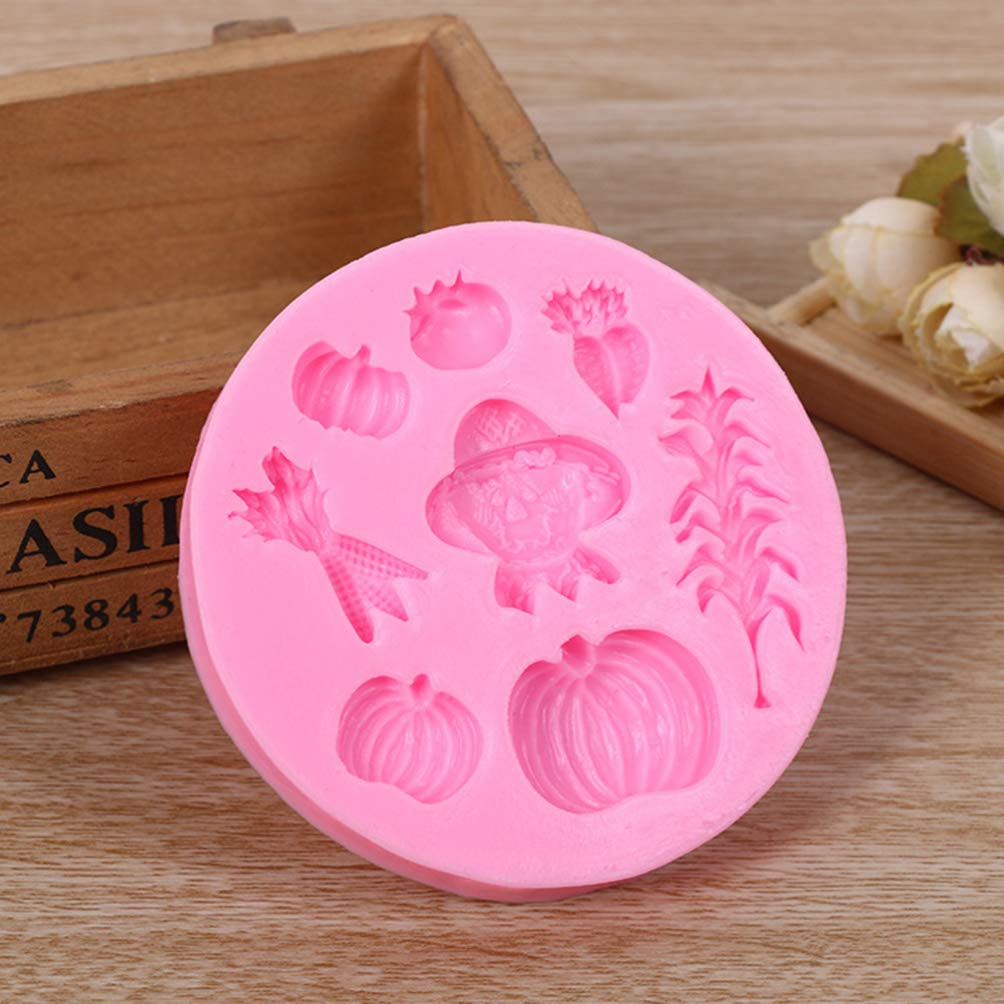 Premium Silicone Pumpkin Cake Mold - Fall & Thanksgiving Baking Supplies for DIY Desserts, Candy, and Vegetable Shaped Treats | Perfect for Home Bakers, Professional Chefs, and Holiday Kitchen Decor