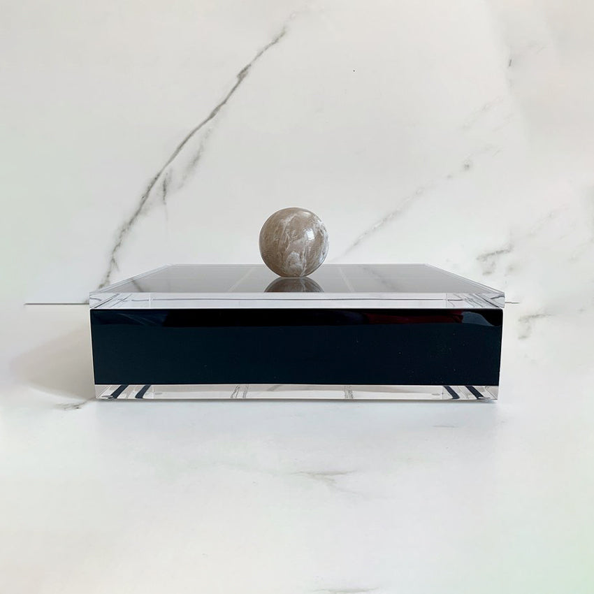 Paola Valle Bubble Box - Modern Decorative Storage Box for Home & Office Organization | Perfect for Jewelry, Keepsakes & Small Items | CDMX Design