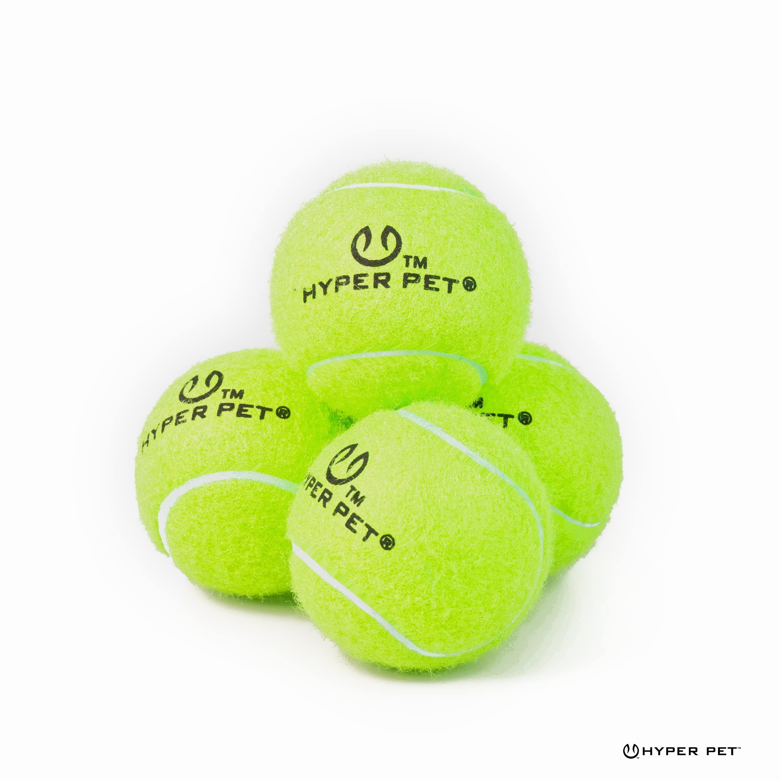 Hyper Pet Mini Tennis Balls for Dogs - 12 Pack Small Dog Toys for Fetch, Training & Exercise | Durable Chew-Resistant Interactive Play Balls for Puppies & K9s | Perfect for Indoor/Outdoor Games, Backyard Fun & Agility Training