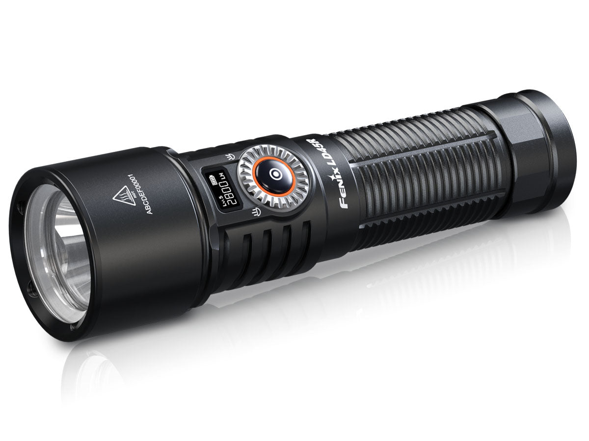 Fenix LD45R Rechargeable Flashlight - 3000 Lumens, Adjustable Beam, IP68 Waterproof - Perfect for Camping, Hiking, and Emergency Use