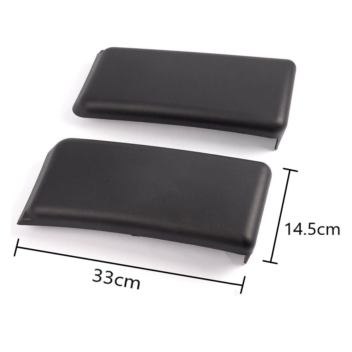 2009-2014 Ford F-150 Front Bumper Guards Set - Textured Black Bumper Pads & Trim Covers for Driver & Passenger Side | Durable Protection Against Scratches & Dings | Perfect for Off-Roading, Parking Lots & Daily Driving